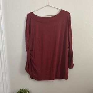 Apt. 9 Rich Red Long Sleeve Top